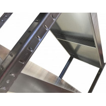 LAORIIUL 1800X900MM, METALL, SÜGAVUS 400MM, 5-RIIULIGA, 130KG/RIIUL