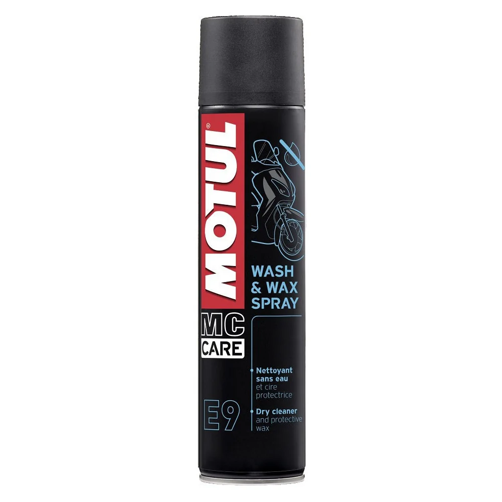 MOTUL E9 WASH & WAX SPRAY 400ML/AE