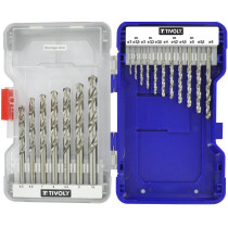 Metal drills set 2-10mm, HSS, fully ground, 18pcs