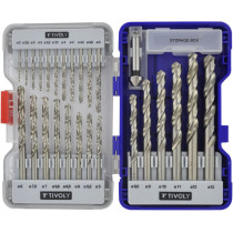 Metal drills set 2-13mm, HSS, fully ground, 25pcs + 16.5mm countersink