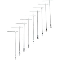 7-OS. KARDAANIGA T-KÄEPIDE PADRUNVÕTMETE KOMPL. 7-19MM JBM