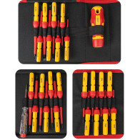 25-OS. VAHETATAVATE OTSTEGA ELEKTRIKU KRUVIKEERAJATE KOMPL. VDE/1000V JBM