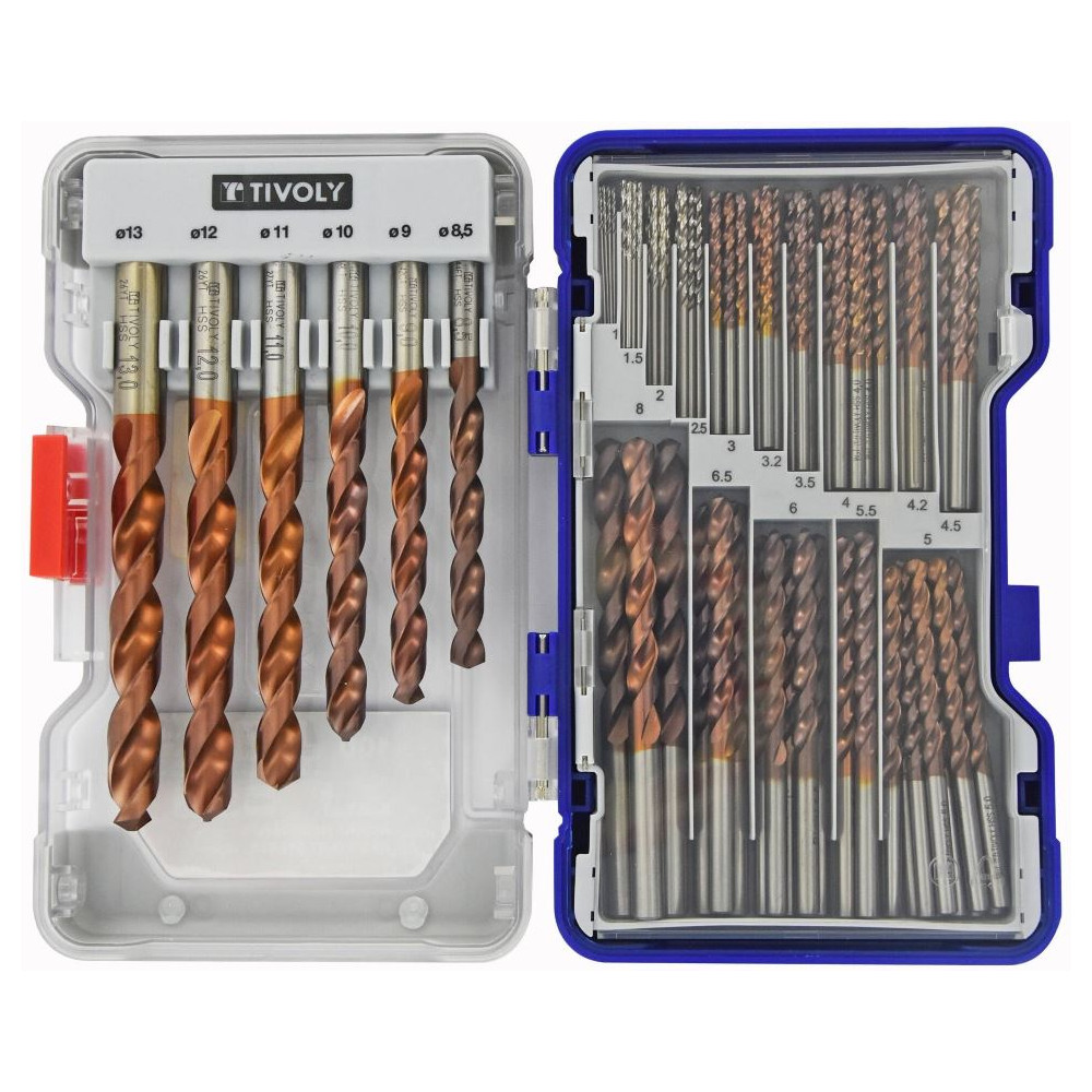 Metal drills set FURIUS HSS 1-13mm, 100pcs