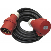 RULLIS PIKENDUSJUHE 400V/18M 5X2,5MM2 KUMMIKATTEGA