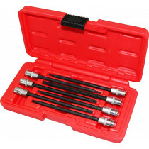 7-OS. 1/4" PIKKADE TORX PADRUNOTSIKUTE KOMPL. T10-T40, KUULOTSAGA TRIUMF