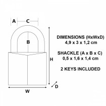 TABALUKK 130D 30MM MASTER LOCK