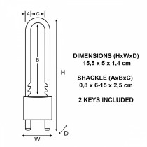 TABALUKK 1950D REGUL. PIKKUSEGA MASTER LOCK