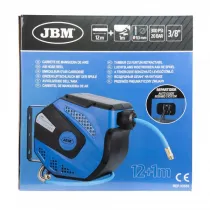 POOLIL ÕHUVOOLIK 12+1M, 9,5MM, 3/8" SININE KINNINE PLASTIK KORPUS JBM