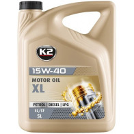 K2 15W40 MINERAL API SL/CF/CF-4 5L (MINERAAL)
