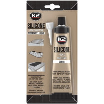 K2 SILICONE CLEAR SILIKOONHERMEETIK LÄBIPAISTEV +204°C 85G/TUUB