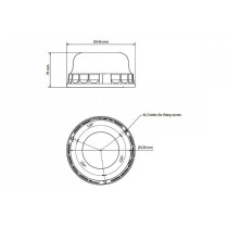 KOLLANE VILKUR 12/24V LED, 3-PUNKTKINNITUS 10-30V 9W Ø146X74MM, MULTI