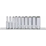 10-OS. 1/4" PIKKADE PADRUNITE KOMPL. 4-13MM, 12-KANT, SIINIL KS TOOLS