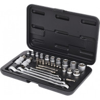 31-OS. 1/2"+3/8"+1/4" TORX PADRUNITE+OTSIKUTE+SILMUSTE KOMPL. KS TOOLS