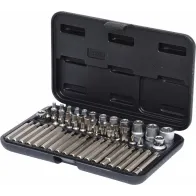 57-OS. 10MM(3/8")+1/2"+3/8"+1/4" OTSIKUTE JA E-PADRUNITE KOMPL. KS TOOLS