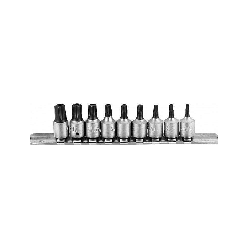 9-OS. 1/4" AVAGA 5-TORX PADRUNVÕTMETE KOMPL. TS10-TS50 TRIUMF