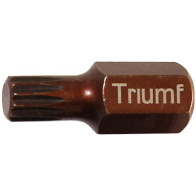 10MM(3/8") OTSIK 12-TÄHIK XZN LÜHIKE M6, S2 MAT TRIUMF