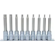 9-OS. 1/2" PIKKADE TORX PADRUNOTSIKUTE KOMPL. T20-T60, 110MM, SIINIL KS TOOLS
