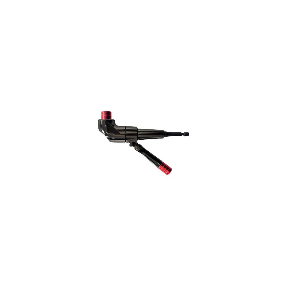 Angle transmission for bits, magnetic bitholder, extra handle, 125mm