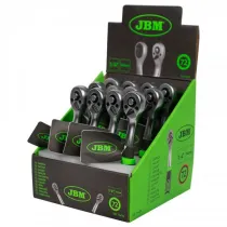 1/4" TIRRVÕTI 72H 145MM "NEW GEN" OFFSETKÄEPIDEMEGA, SATIN CR-VAN JBM