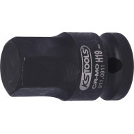 1/2" LÖÖKOTSIK KUUSKANT LÜHIKE 19MM KS TOOLS