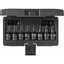 8-OS. 1/2" LÖÖK TORXOTSIKUTE KOMPL. T30-T80 KS TOOLS