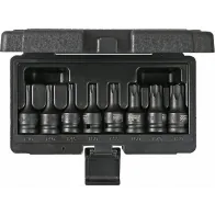 8-OS. 1/2" LÖÖK TORXOTSIKUTE KOMPL. T30-T80 KS TOOLS