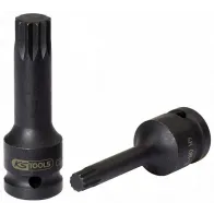 1/2" XZN 12-TÄHIK PIKK LÖÖKOTSIK M10, 75MM KS TOOLS