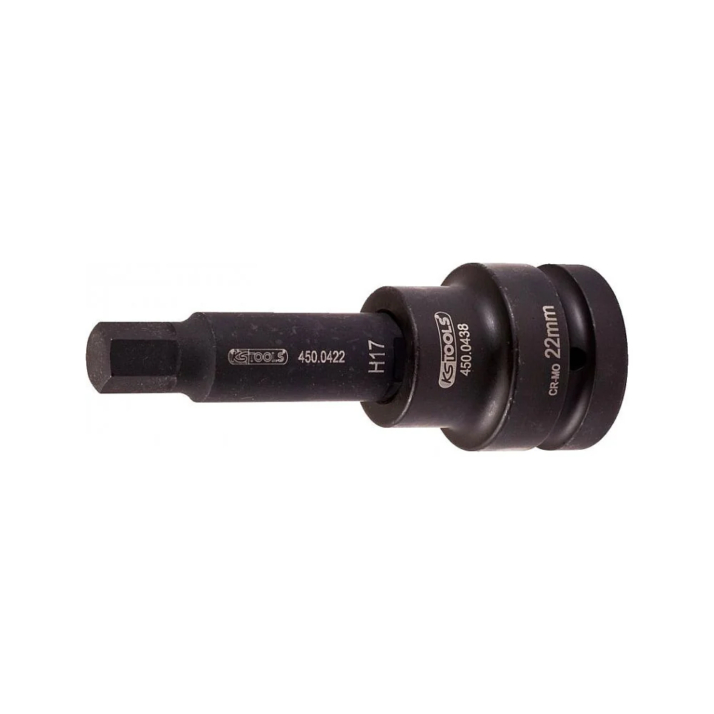 3/4" PADRUN+LÖÖK KUUSKANTOTSIK 17MM KS TOOLS