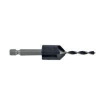 Wood drill & countersink bit Ø5mm, 1/4" HEX