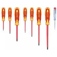 8-OS. ELEKTRIKU KRUVIKEERAJATE KOMPL. PH+LAPIK+INDIKAATOR VDE/1000V KS TOOLS
