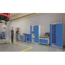 KAPP 1990X1000MM, METALL, SÜGAVUS 435MM, 2-UKSEGA, 5-RIIULIGA, SBM203 MALOW