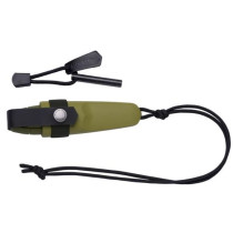 Matkanuga koos süütepulgaga Morakniv Eldris Fire starter komplekt, roheline