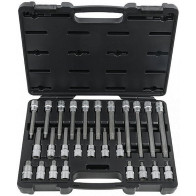 26-OS. 1/2" 12-TÄHIKOTSIKUTE XZN KOMPLEKT PIKAD+LÜH. M5-M16 KS TOOLS