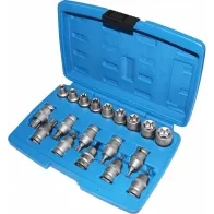 19-OS. 1/2" TORX OTSIKUTE E-PADRUNITE KOMPL. T30-T70, E10-E24 TRIUMF