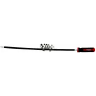 6-OS. 1/4" KRUVIK. PAINDUV VARS, 500MM PIKK, 5,6,7,8,10MM PADRUNITEGA