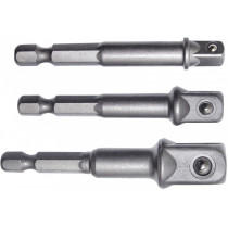 3-OS. TRELLIOTSIKU ADAPTERITE KOMPLEKT 1/4"+3/8"+1/2" TAPP TRIUMF