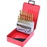 19-OS. HSS-TIN MET. PUURIDE KOMPL. 1,0-10,0MM KS TOOLS