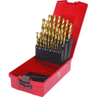 25-OS. HSS-TIN MET. PUURIDE KOMPL. 1,0-13,0MM KS TOOLS