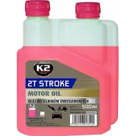 K2 2T STROKE OIL 2T MOOTORIÕLI PUNANE 500ML (POOLSÜNT.)