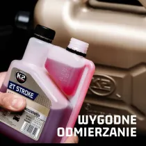 K2 2T STROKE OIL 2T MOOTORIÕLI PUNANE 500ML (POOLSÜNT.)